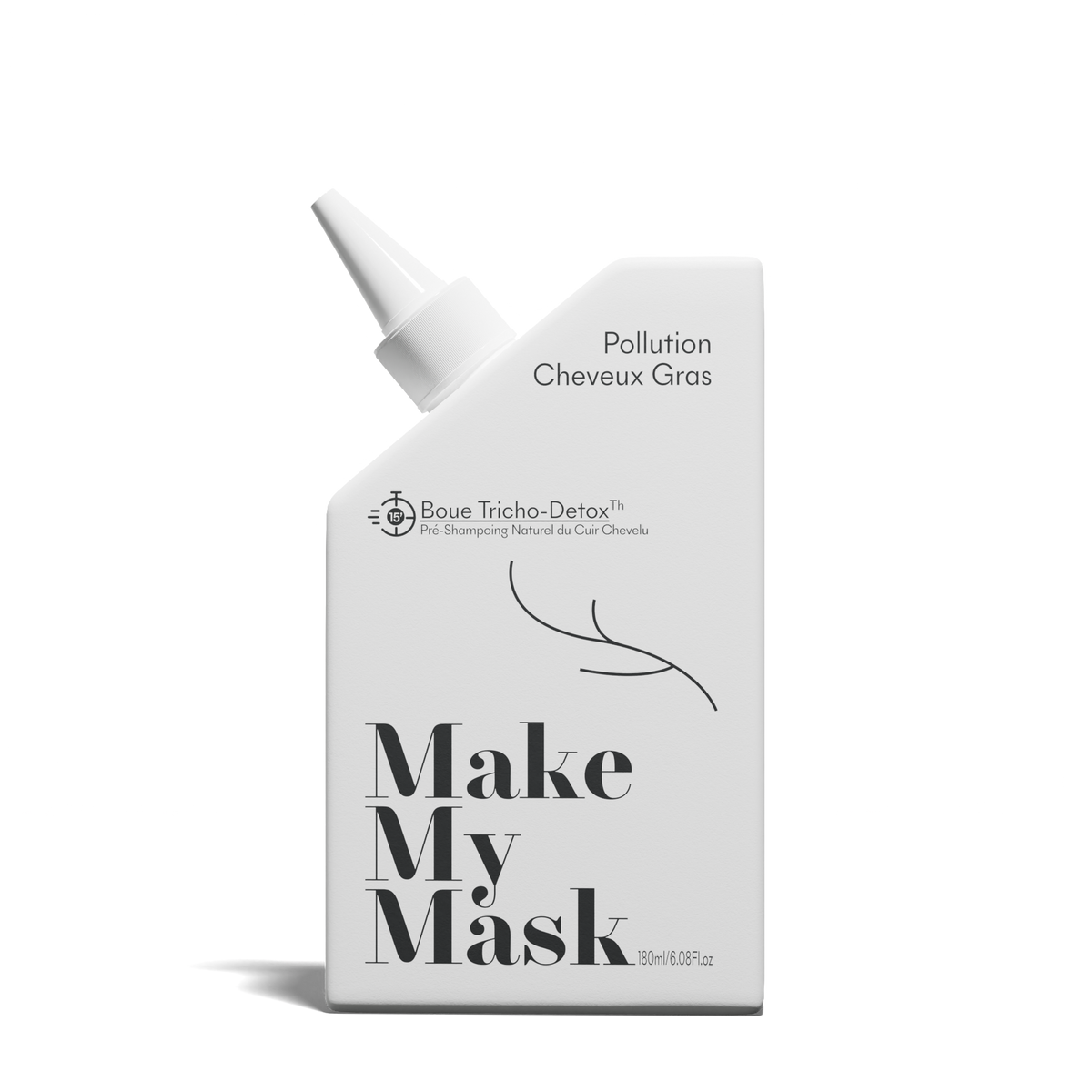 Masque cuir chevelu cheveux gras