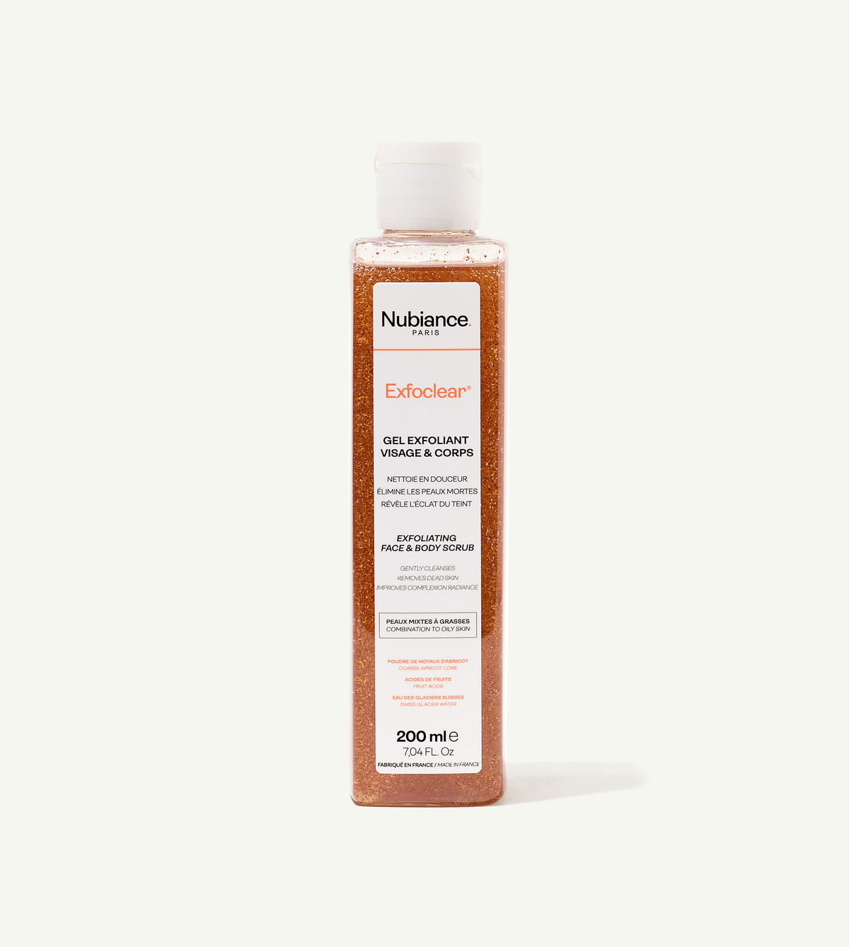 Exfoclear Gel exfoliant visage et corps anti-imperfections