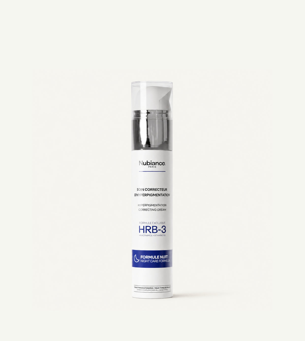 Soin Nuit HRB-3 Crème visage de nuit correcteur d'hyperpigmentation