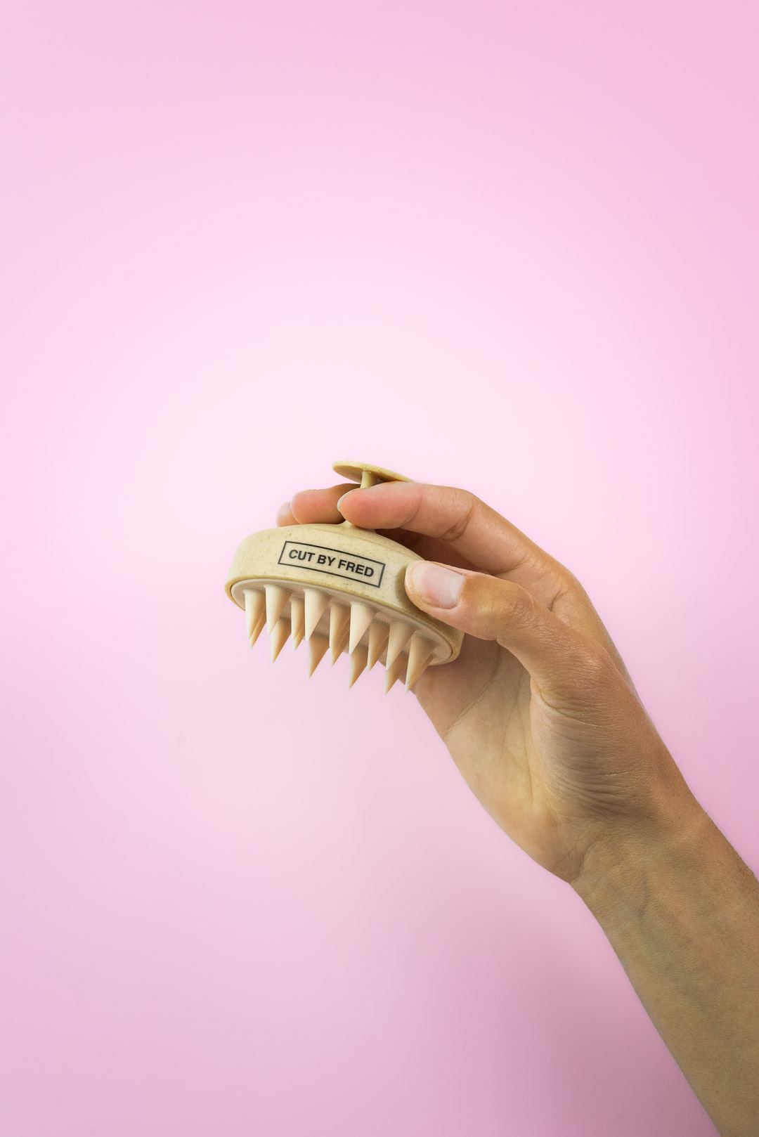 Stimulating scalp brush
