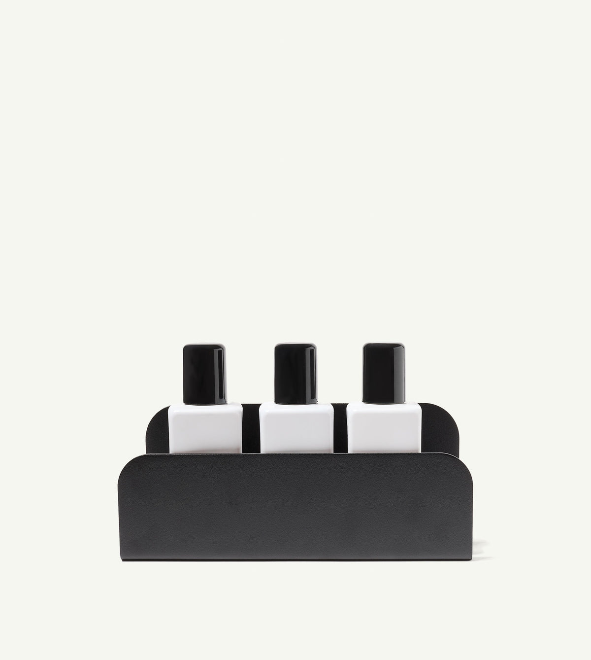Etagère de douche noir grand rebord